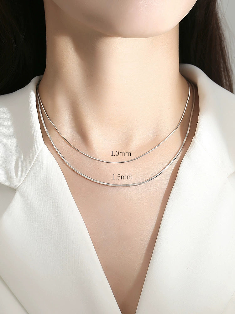 Sterling Silver Snake Chain