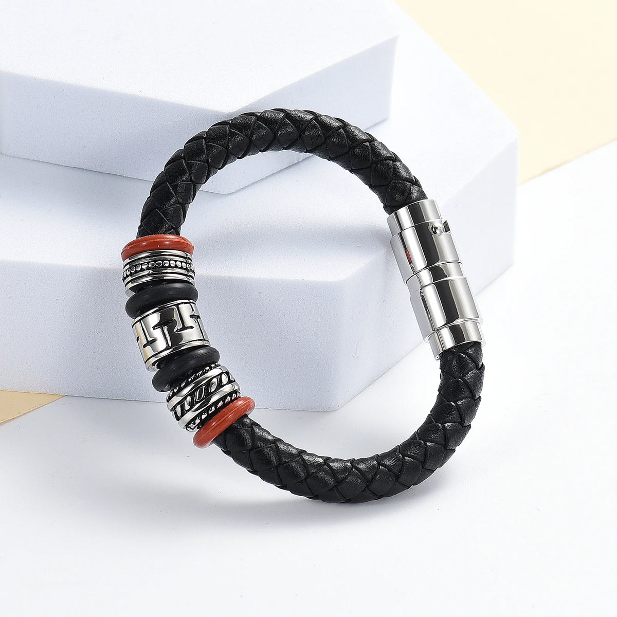 Leather Cremation Bracelet For Ashes