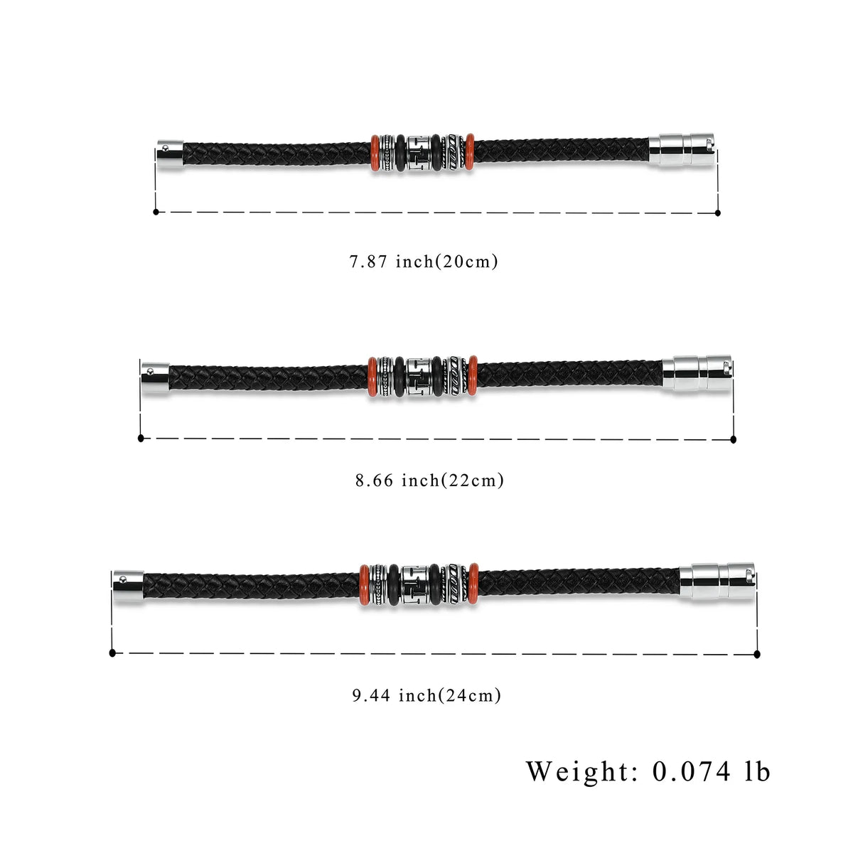 Leather Cremation Bracelet For Ashes