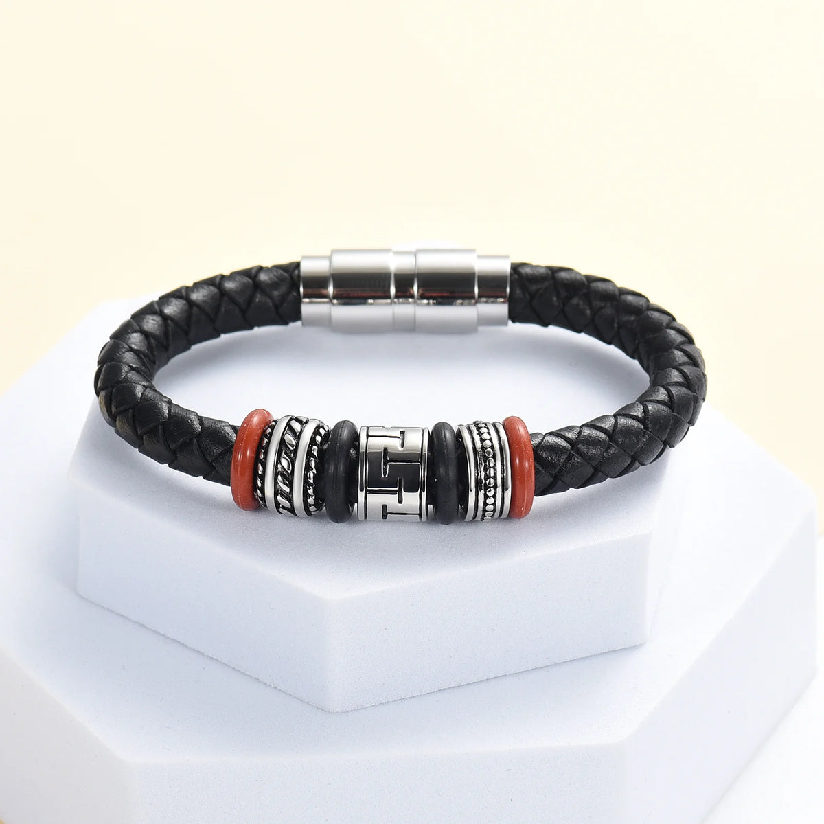 Leather Cremation Bracelet For Ashes