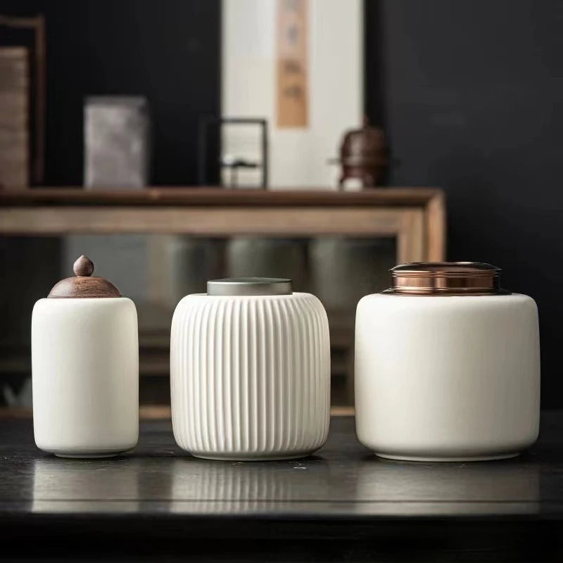 White Ceramic Cremation Urn