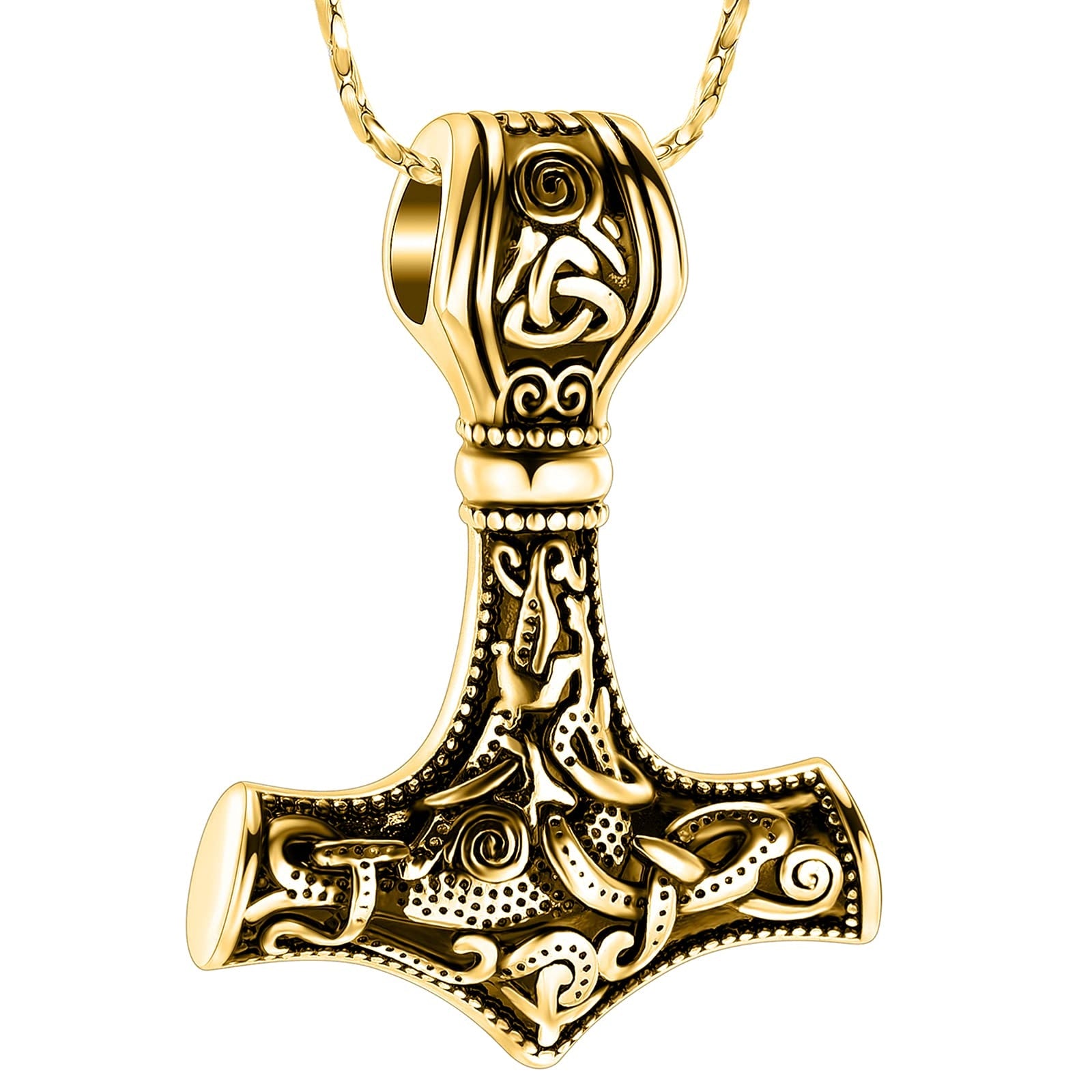 Thor s Hammer Urn Necklace Remain Eternal