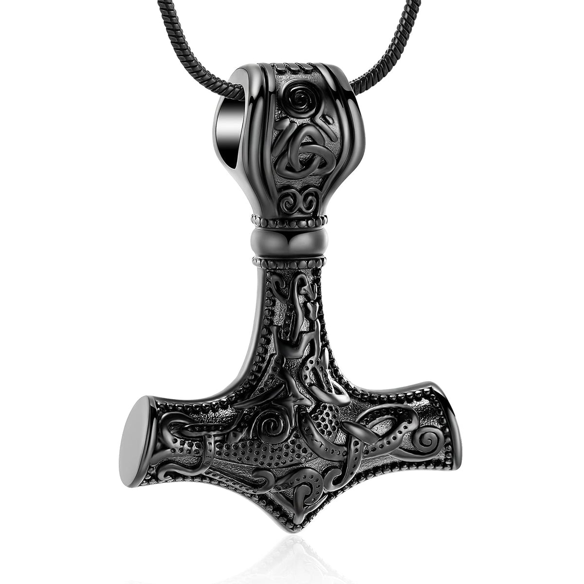 Thor's hammer urn necklace sale