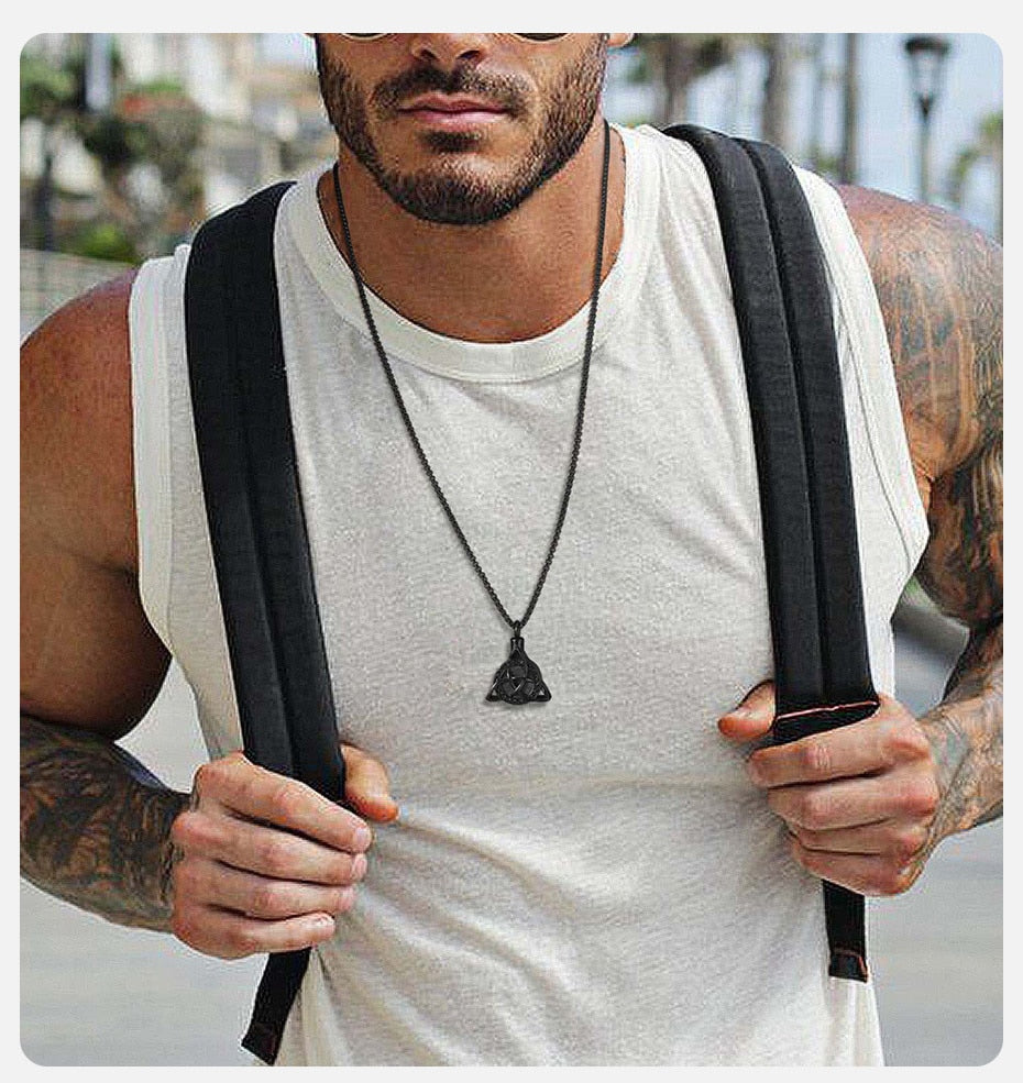 Celtic Knot Urn Necklace