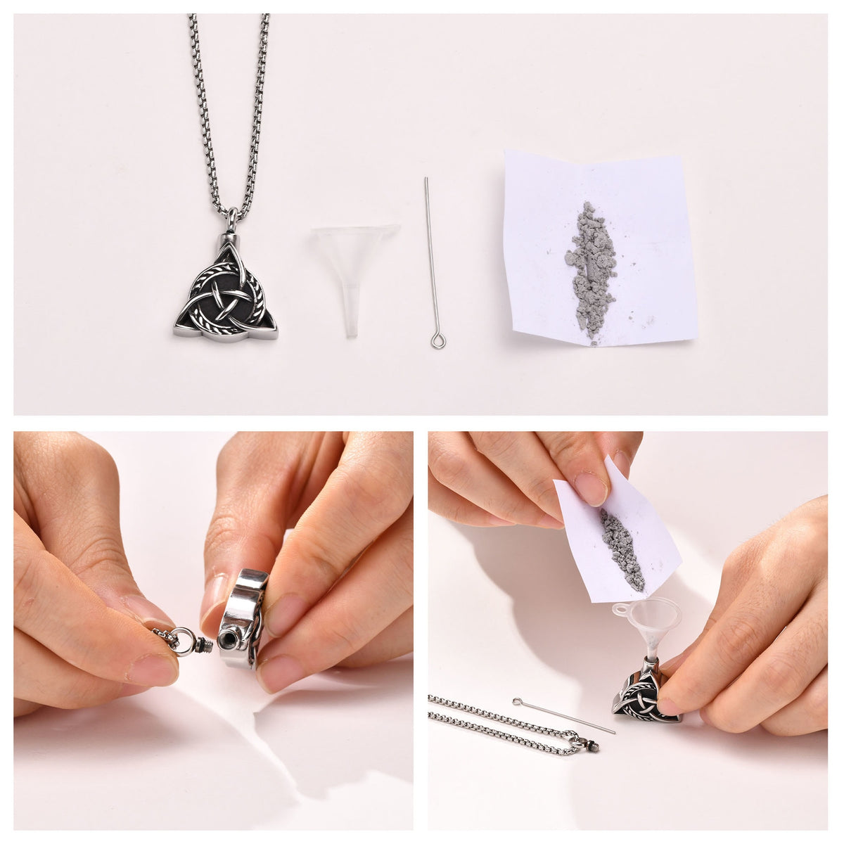 Celtic Knot Urn Necklace