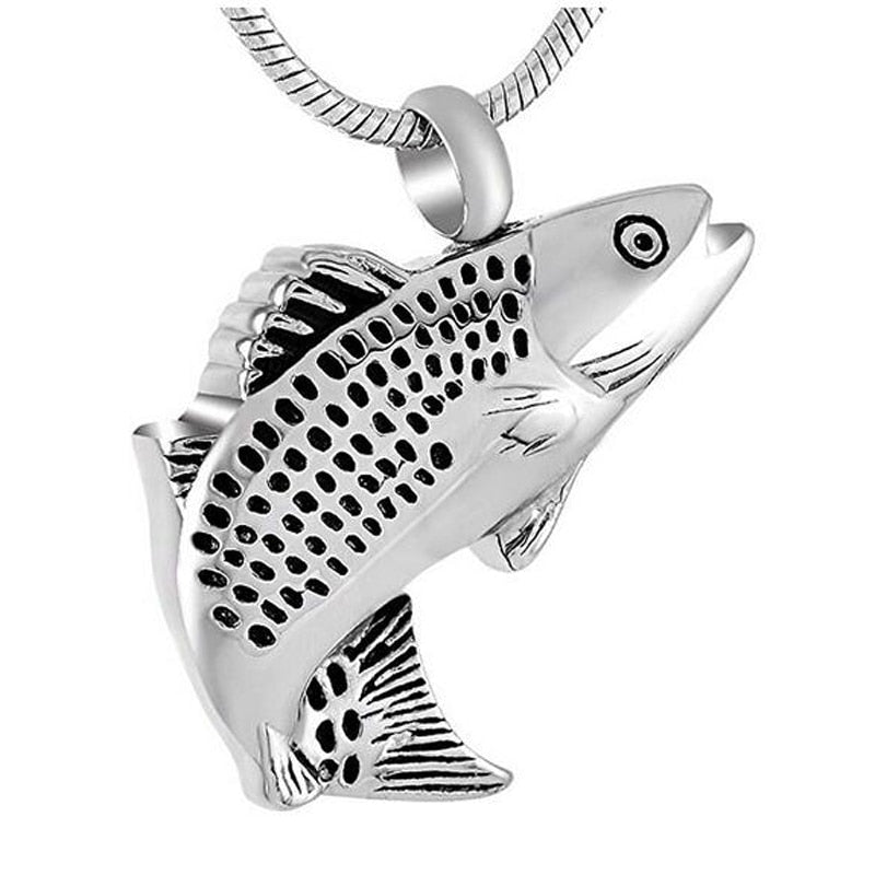 Fish Pendant Memorial Urn Necklace