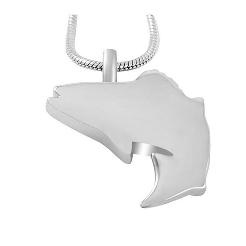 Fish Pendant Memorial Urn Necklace
