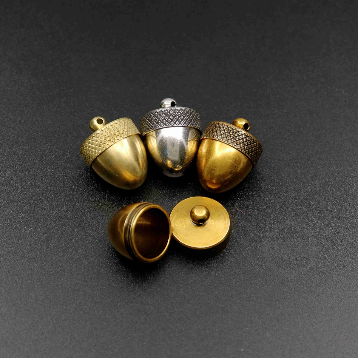Brass Acorn Pendant Urn