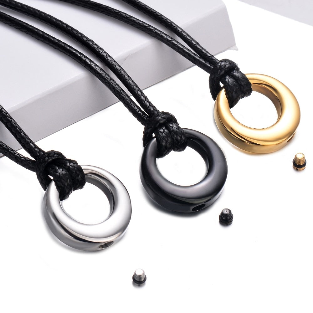 Circle of Life Cremation Necklace
