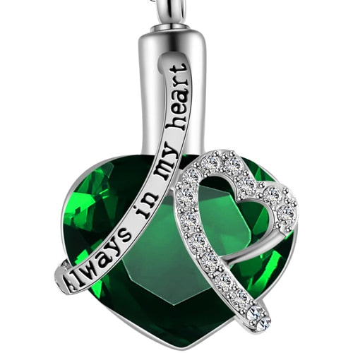 Birthstone necklaces discount for ashes