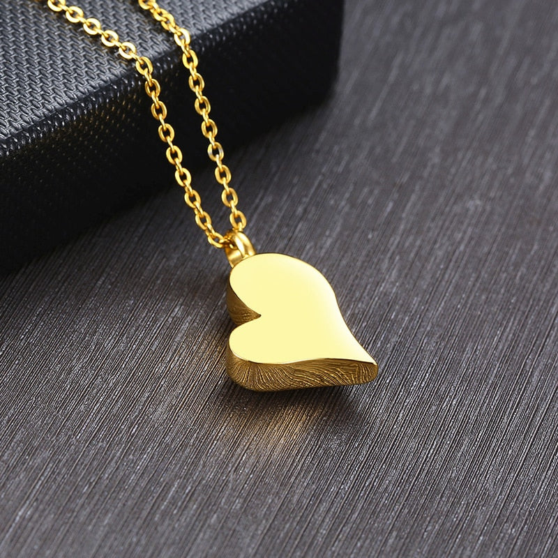 &quot;Forever In My Heart&quot; Engraved Cremation Pendant