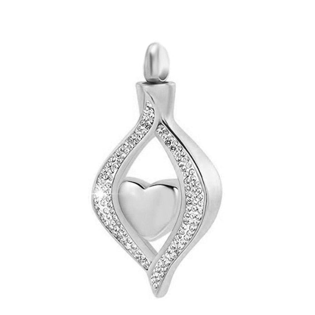 The Eye of My Heart Ashes Necklace Pendant
