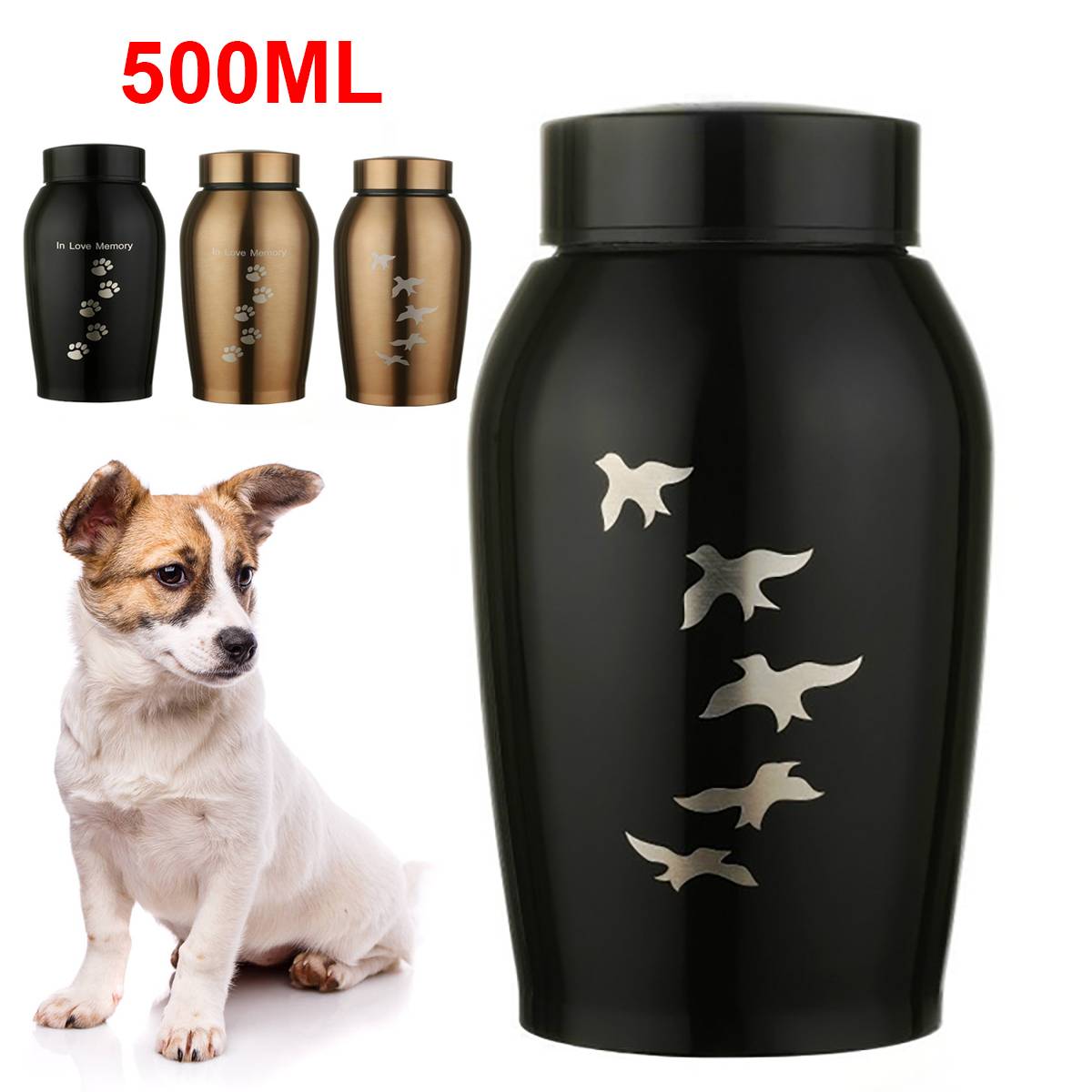 Stainless Steel Pet Urn