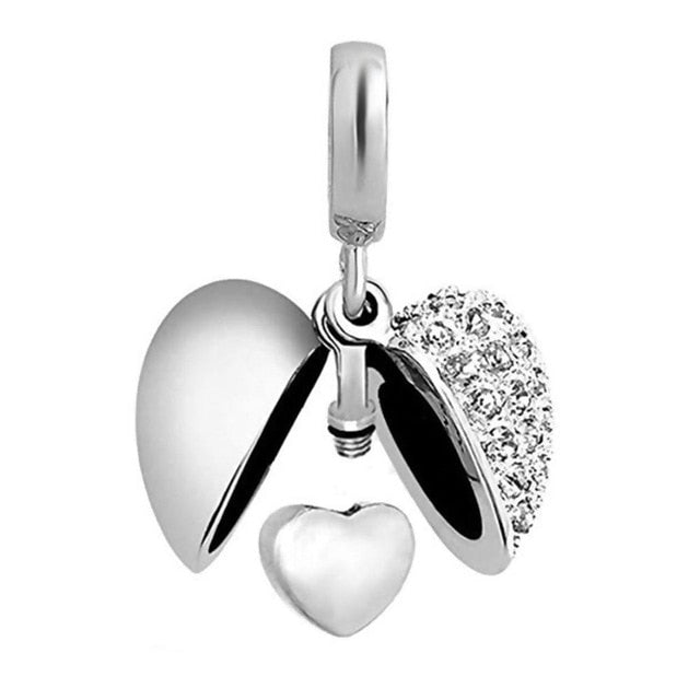 Heart-shaped Cremation Locket Necklace - Choose Name or Paw