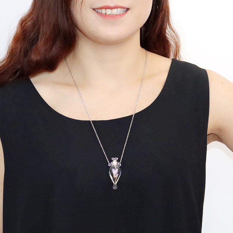 Glass Memorial Urn Pendant