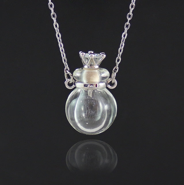 Glass Memorial Urn Pendant