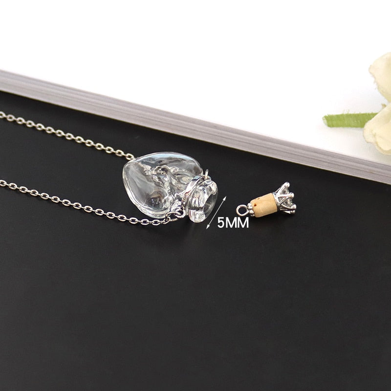 Glass Memorial Urn Pendant