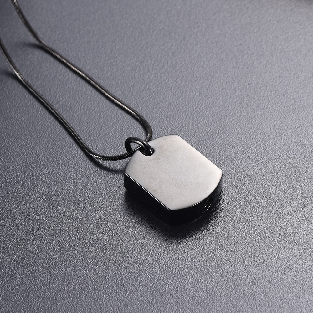 Paw Print Pet Memorial Urn Pendant Necklace