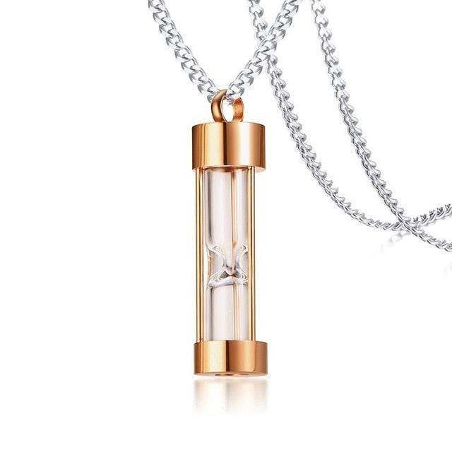 Hourglass sales ashes necklace
