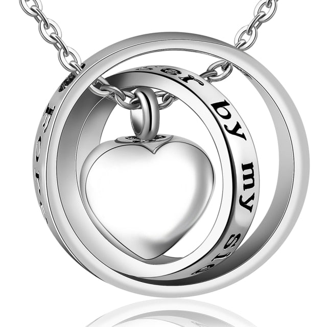 No Longer By My Side, Forever In My Heart Cremation Necklace