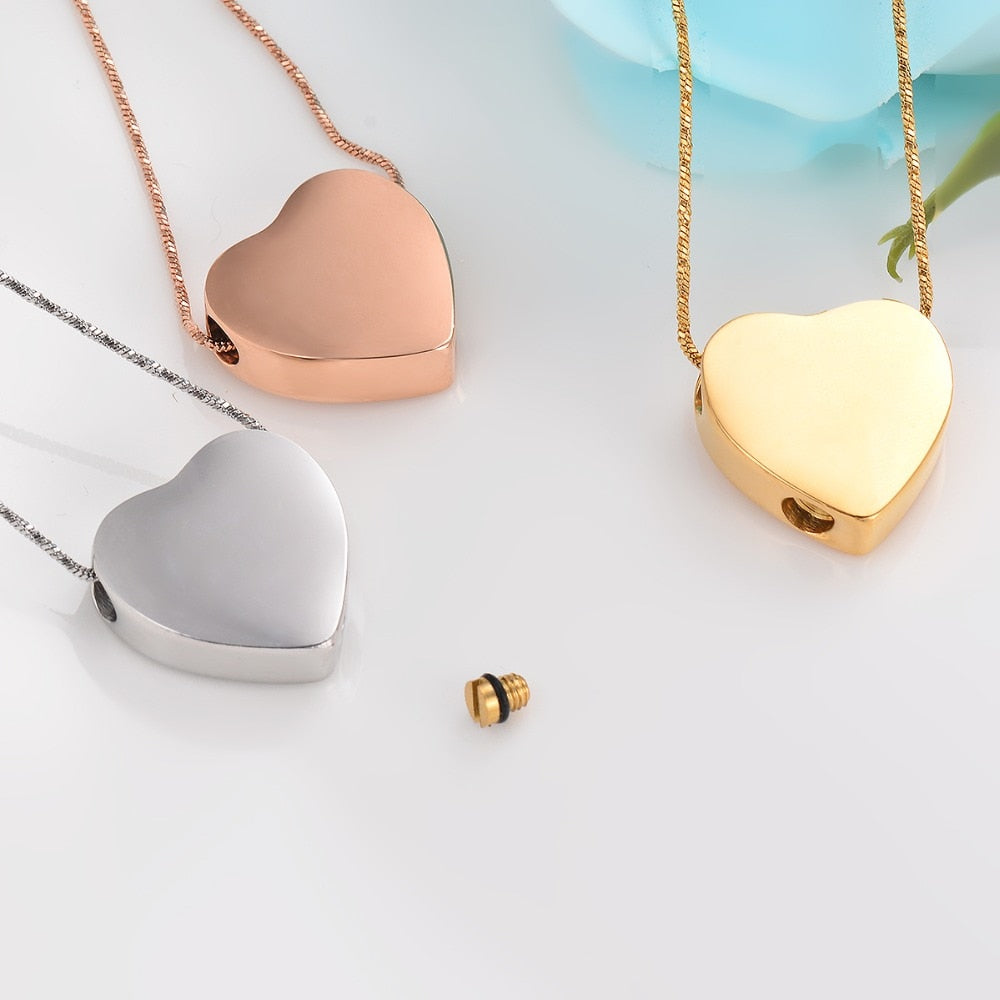 Classic Heart Urn Necklace