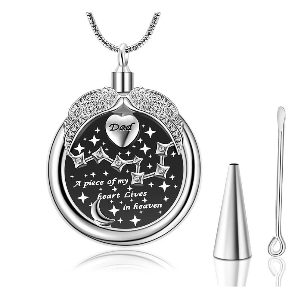 A Piece of My Heart is in Heaven Necklace