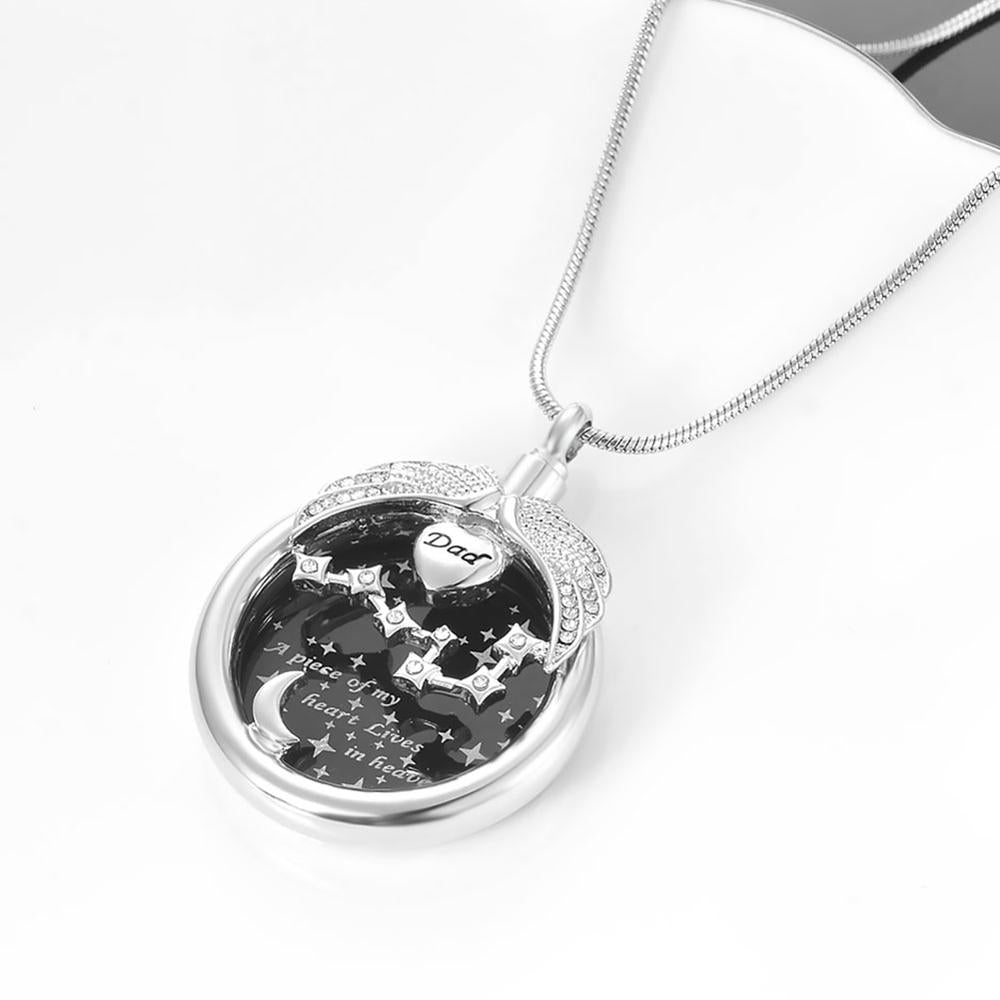 A Piece of My Heart is in Heaven Necklace
