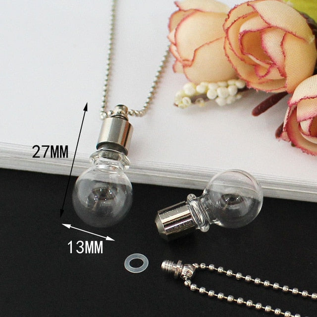 Small store vial necklace