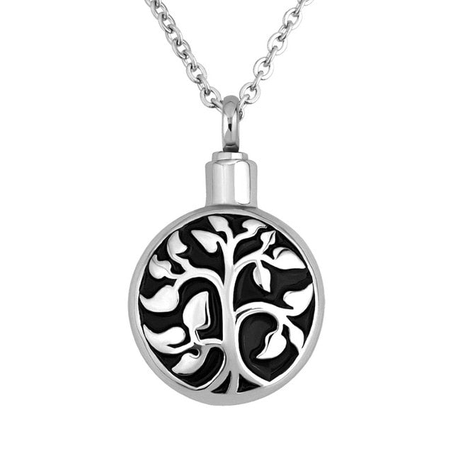 Round Tree Ashes Pendant Locket