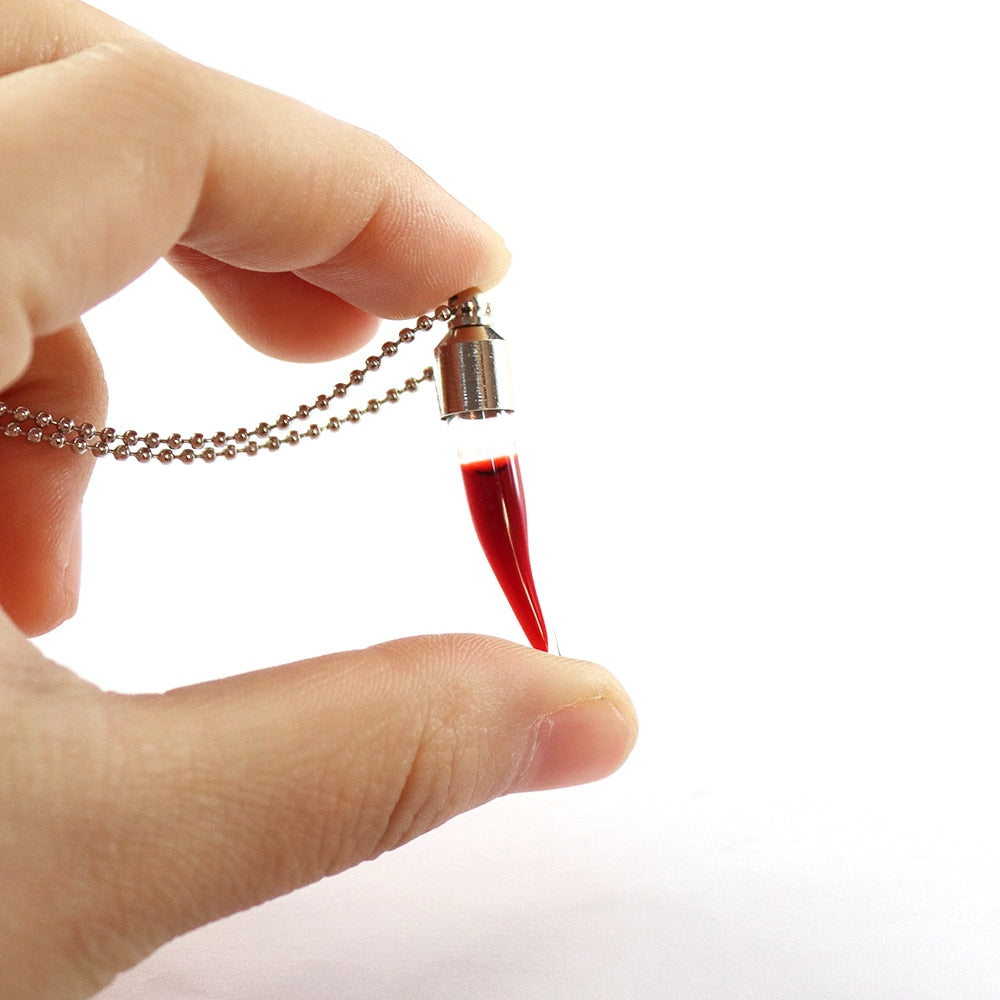 Blood or Ashes Vial Necklace
