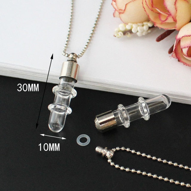 Blood or Ashes Vial Necklace Remain Eternal