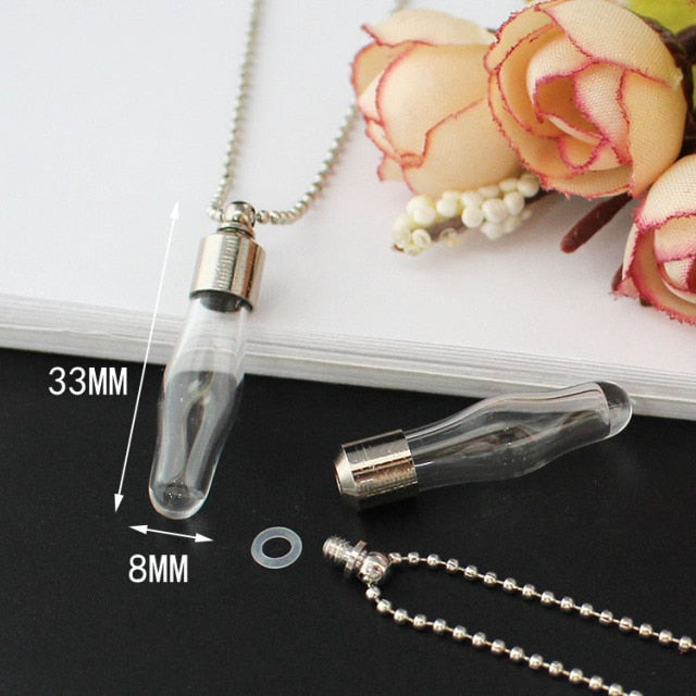 Blood or Ashes Vial Necklace