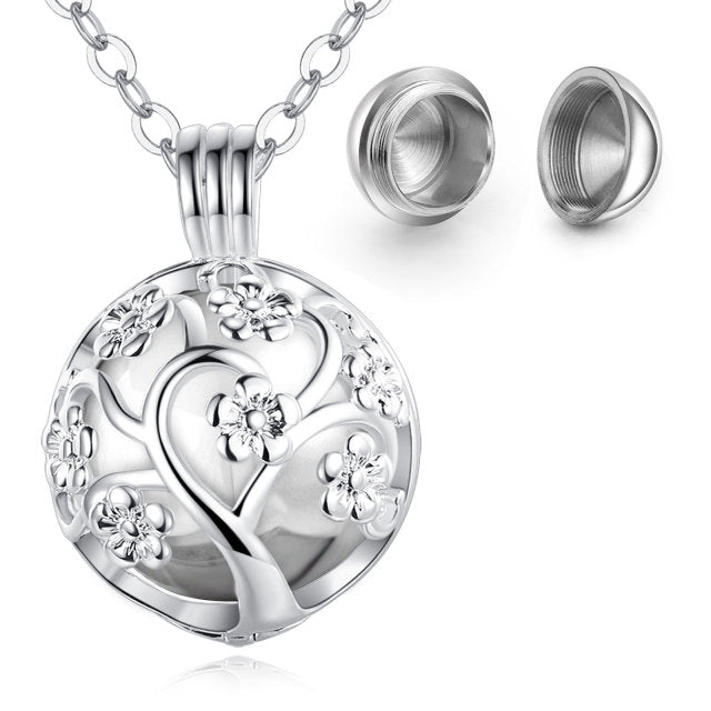 Flower Cage Locket &amp; Ash HolderNecklace