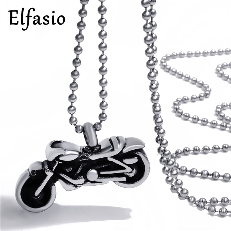 Motorcycle Cremation Necklace