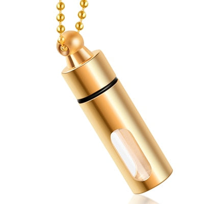 Blood or Ashes Cylinder Vial Necklace