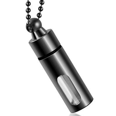 Blood or Ashes Cylinder Vial Necklace